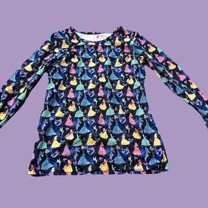 Girls size 12 Charlie’s project princess pajama shirt